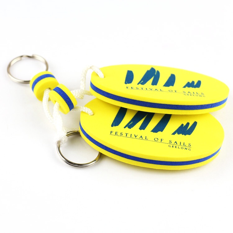 Manufacturers supply EVA floating keychain advertising keychain custom logo Manufacturers supply EVA floating keychain advertising keychain custom logo