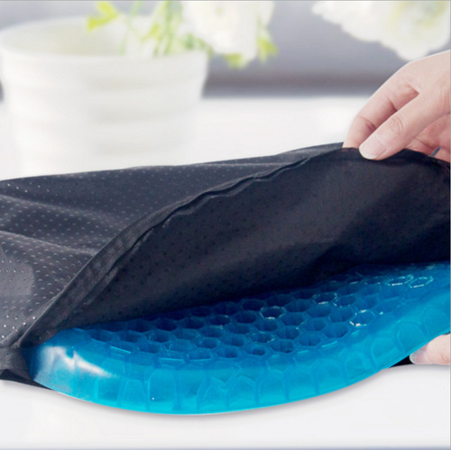 Egg Cushion Honeycomb Gel Car Seat Cushion Chair Breathable Ice Cushion Soft Office Cooling Cushion Universal for All Seasons