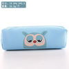 Cartoon square polyurethane cute universal pencil case for elementary school students, Korean style, cute animals, wholesale