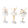 Bring a base ballet girl dance beautiful girl princess birthday cake dessert dessert ornament doll three -piece