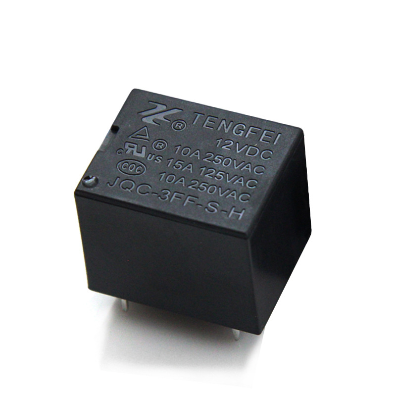 Tengfei relay DC T73/5V/6V/9V/12V/24V/4 pin 10A/3FF small electromagnetic relay Tengfei relay DC T73/5V/6V/9V/12V/24V/4 pin 10A/3FF small electromagnetic relay