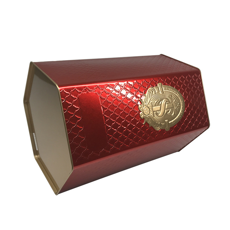 Latas de hierro impresas, latas de hierro de estaño grande, latas de té de Phoenix
