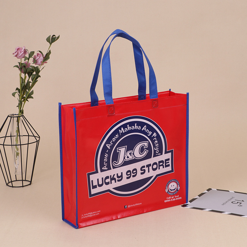 Shopping Tote Bag Manufacturer, Hand-Held Packaging Bag, Non-Woven Bag, Laminated Folding Advertising Bag, Printed Logo