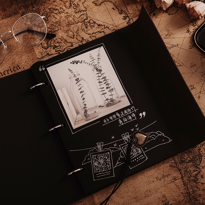 Álbum de bricolaje álbum de fotos Polaroid álbum de recortes álbum de crecimiento infantil hecho a mano álbum de fotos certificado foto