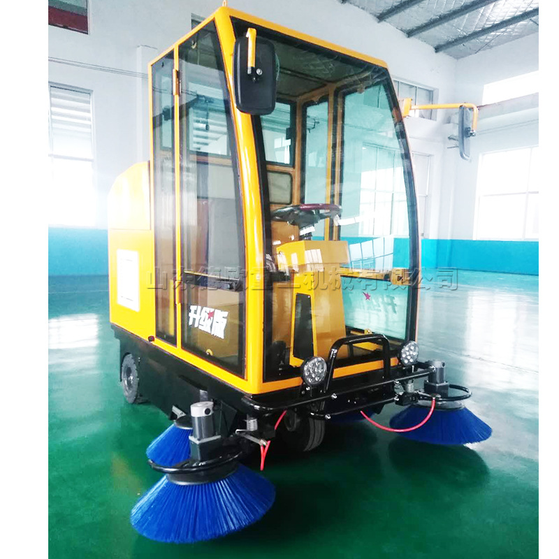 电动座驾式扫地车 灰尘垃圾树叶路面清扫机 街道垃圾清洁环卫车