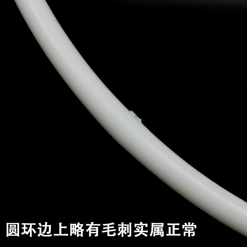 Fuente de la fábrica círculo de plástico Anillo blanco diámetro de alambre anillo plano PP Protección del Medio Ambiente nuevo material anillo Dream Catcher anillo