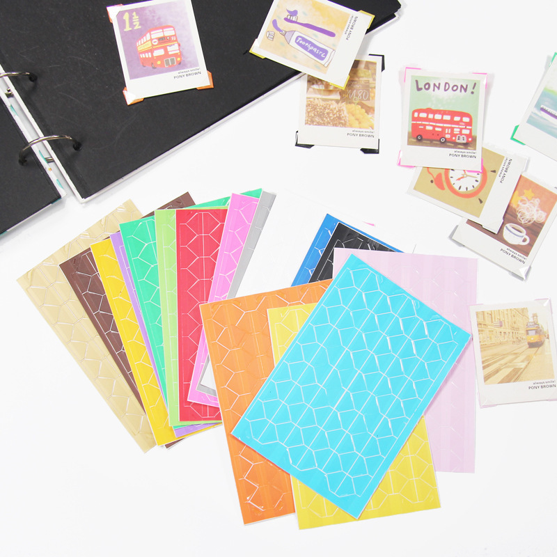 21 Photo Corner Stickers Hdiy Photo Album Accessories Adhesive Corner Stickers Wholesale Factory Direct Sales 102 Corner Stickers
