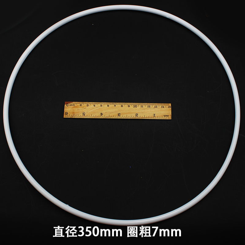Fuente de la fábrica círculo de plástico Anillo blanco diámetro de alambre anillo plano PP Protección del Medio Ambiente nuevo material anillo Dream Catcher anillo