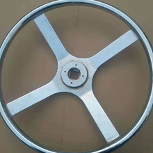 ✅直径500人防门手轮 方孔手轮直径400 320电镀焊接钢管手轮厂家