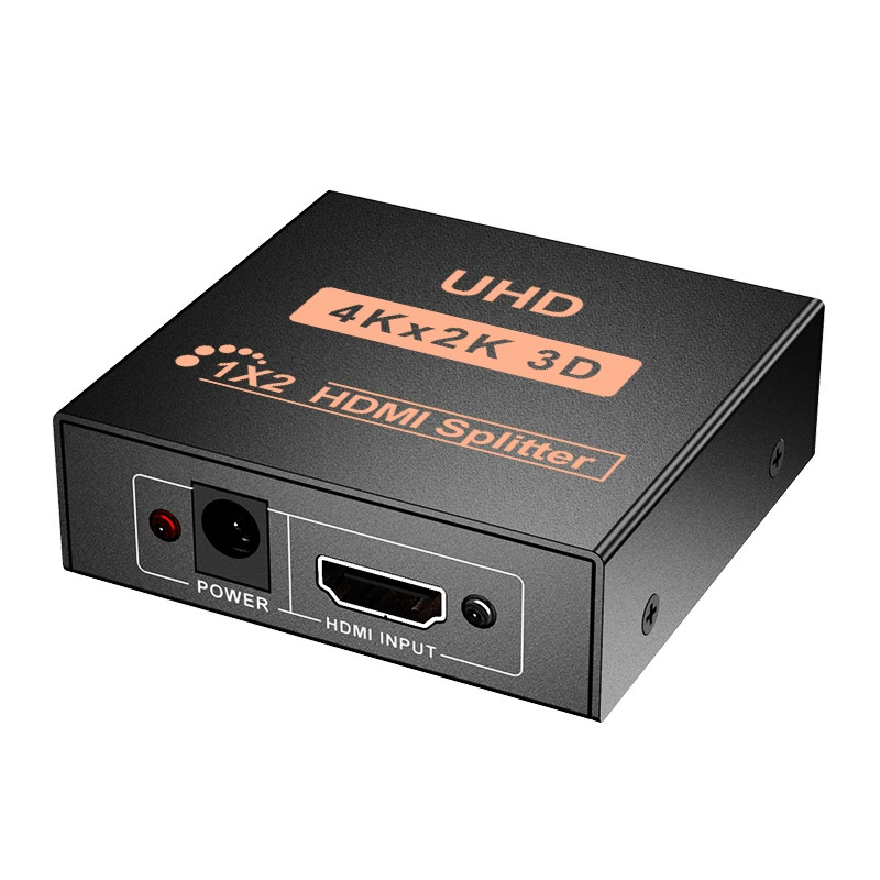 Фабричный HDMI 1.2 видеоприцессор с одним входом и двумя выходами высокого разрешения 4K масштабы 1OUT2 экран на одном экране