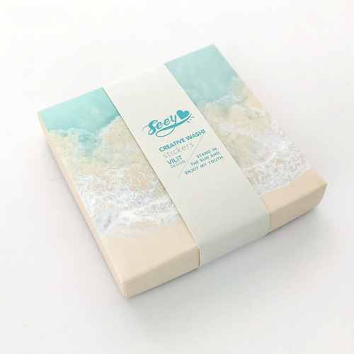 200 pieces of boxed notebook stickers, creative Japanese paper sticker pack, children’s student stickers, stationery diary decoration