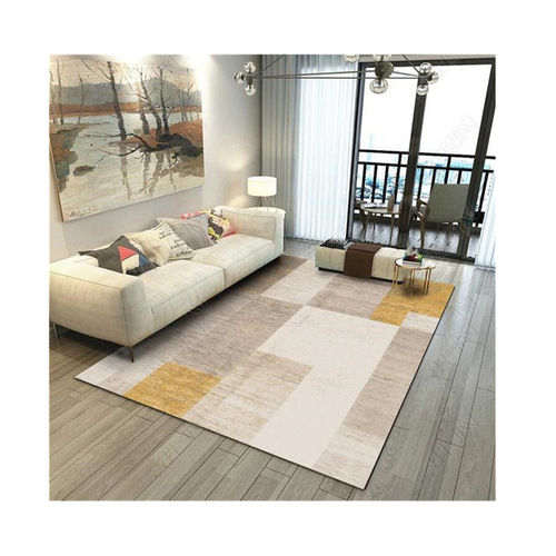 Nordic modern minimalist style carpet living room geometric sofa coffee table mat bedroom bedside home carpet washable