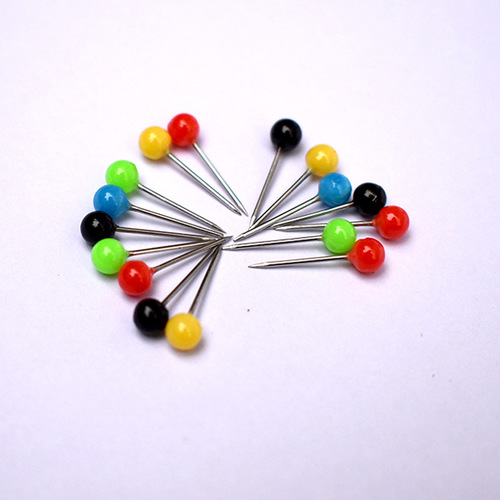 Colored pins Pearl plastic pins Thread box thread set positioning accessories Fishing gear Fishing supplies