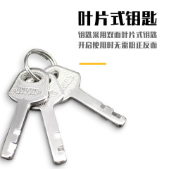 Jinrongda Pujiang padlock 40mm blade iron padlock management lock unlocking square imitation stainless steel padlock