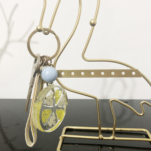 Factory Direct Cross-Border Nordic Necklace Earring Jewelry Rack Decorative Shelf Ornament Creative European Iron Wire Stand