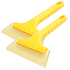 Car Stainless Steel Snow Shovel Long Handle Rubber Snow Shovel Winter Car Ice Scraper Snowboard Ice and Snow Removal Shovel