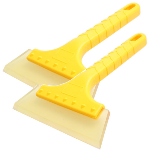 Car Stainless Steel Snow Shovel Long Handle Rubber Snow Shovel Winter Car Ice Scraper Snowboard Ice and Snow Removal Shovel