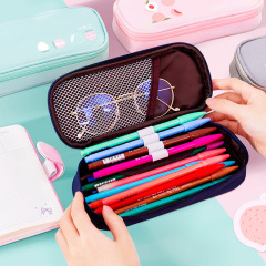 Simple student stationery storage creative stationery box Oxford cloth fruit pencil bag large capacity pencil bag advertising wholesale