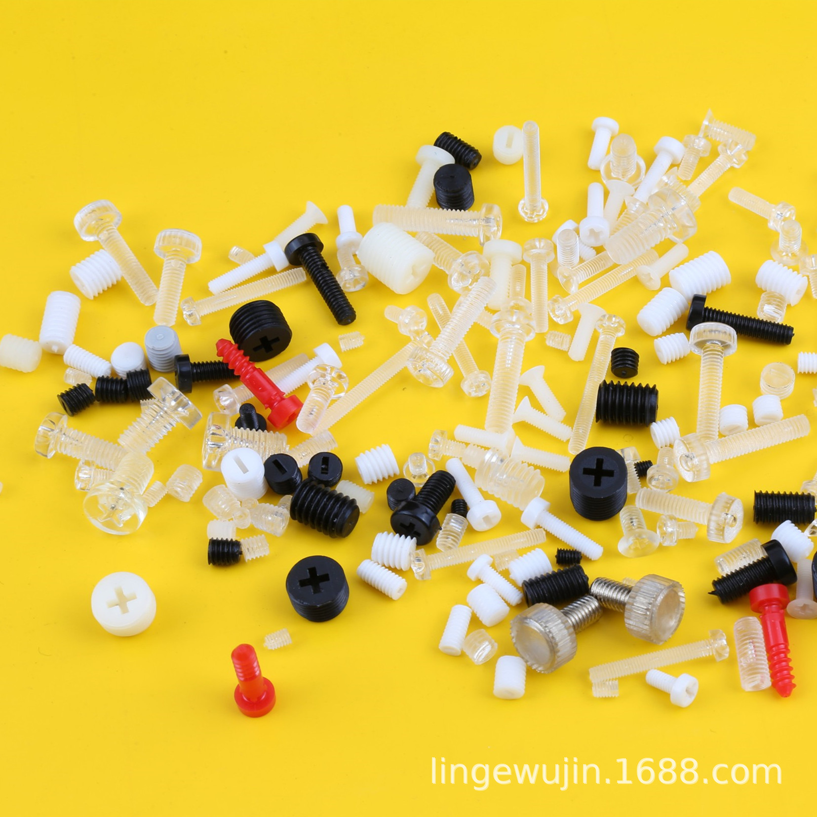 【包邮】塑料螺丝 塑料螺母 透明亚克力十字PC螺丝 透明螺母