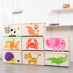 Extra-large fabric storage box with lid, thickened for home use, suitable for bedding, clothing, organization, and foldable toy storage.