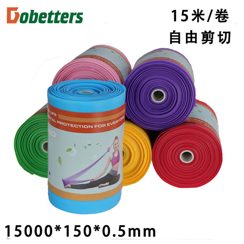 tpe yoga stretch sheet elastic band stretch belt pull sheet resistance band tension rope fitness resistance band