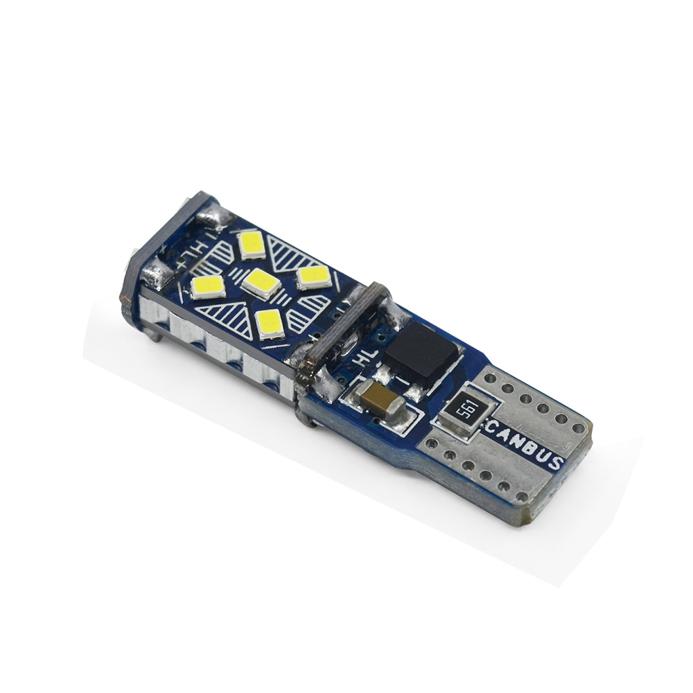 Luz de coche LED transfronteriza t10 luz de ancho 3020 2016 15smd 5W5 bombilla de coche decodificación de promesa