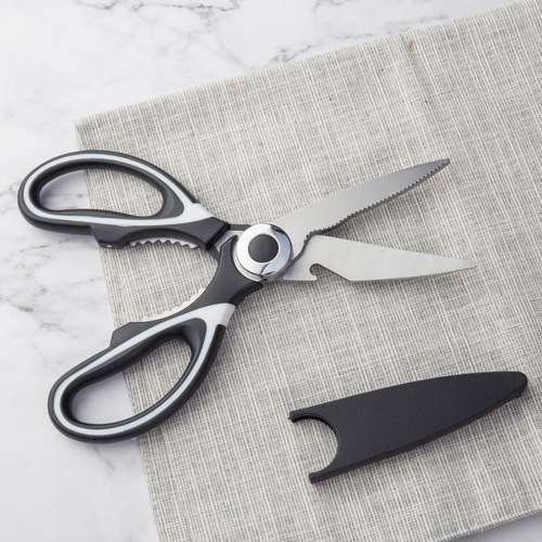 Powerful household scissors, stainless steel sharp chicken bone shears, meat multi-function kitchen scissors, panda scissors, Yangjiang scissors