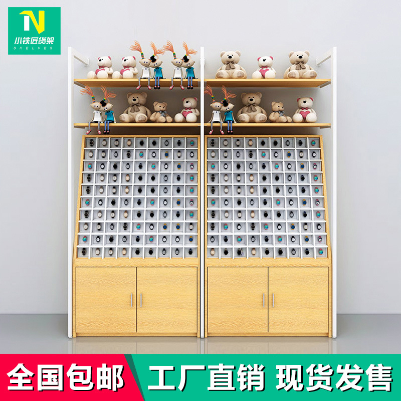 货架饰品店手表柜台单面陈列架文具可拆卸立柱展示架饰品柜收纳