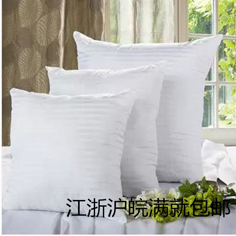 Pillow core manufacturers supply vacuum compressed pp cotton striped cloth cushion waist cushion pillow core 45 50 55 60
