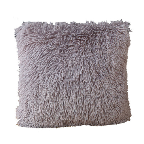 Hot-selling, high-quality long-pile solid-color sea lion plush pillow—cute bedside cushion, soft cushion for bed use.