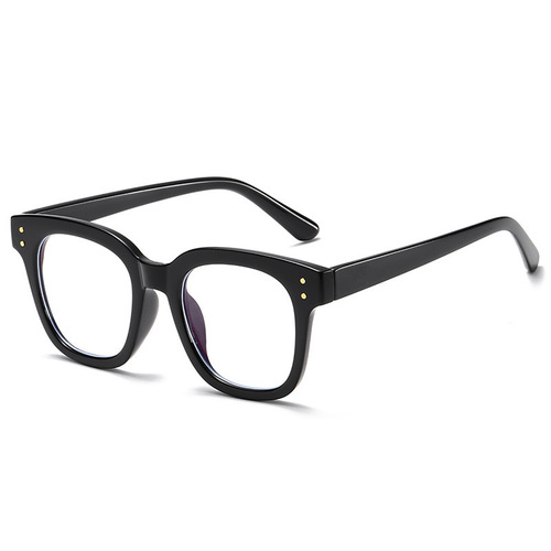  new internet celebrity same style glasses frame for women double rivet square frame myopia frame anti-blue light glasses manufacturer direct sale