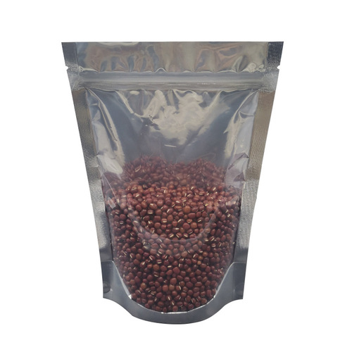 Yin and yang zipper bag self-standing ziplock bag dog food food packaging bag translucent aluminized food bag snack seal bag