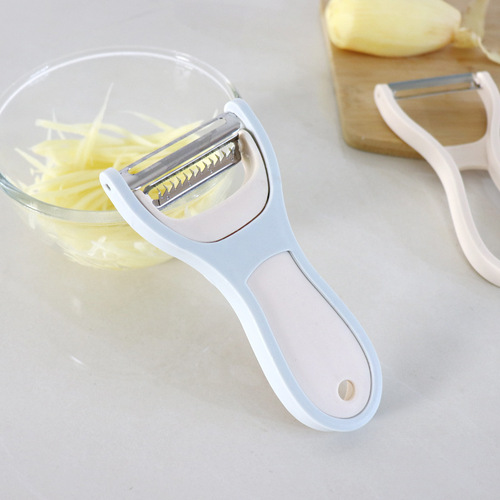 Two-in-one kitchen multifunctional peeling knife stainless steel potato and fruit grater household fruit peeler