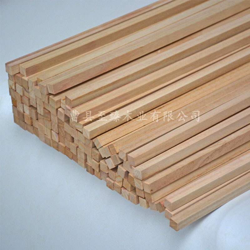Tung wood strip tung wood square tung wood board diy handmade building model round wood stick wood board model Wood strip
