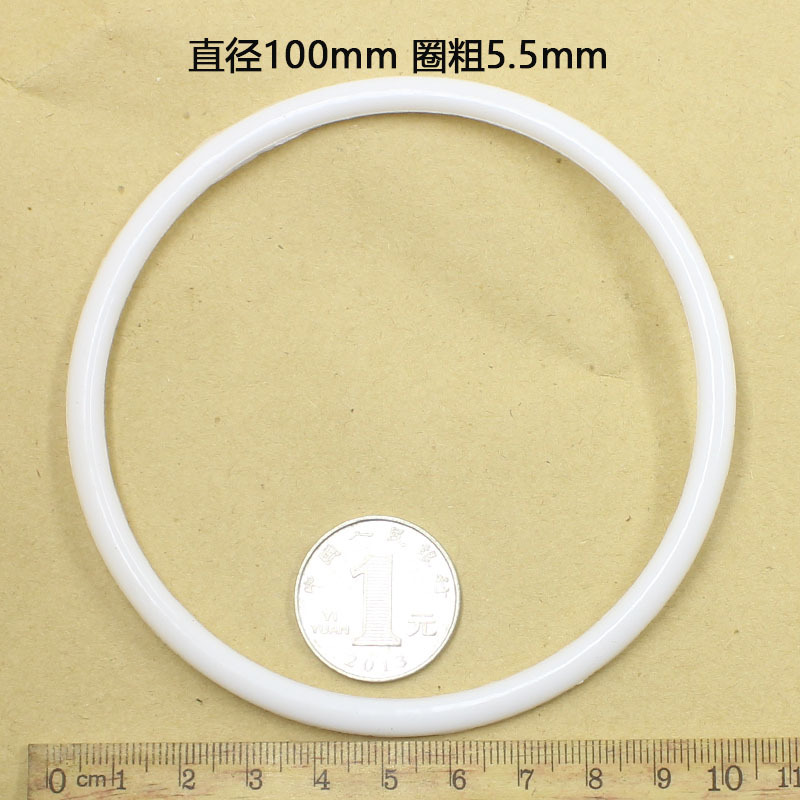 Diy boda sueño colector plástico blanco anillo diámetro del alambre PP material de protección del medio ambiente 50-350mm