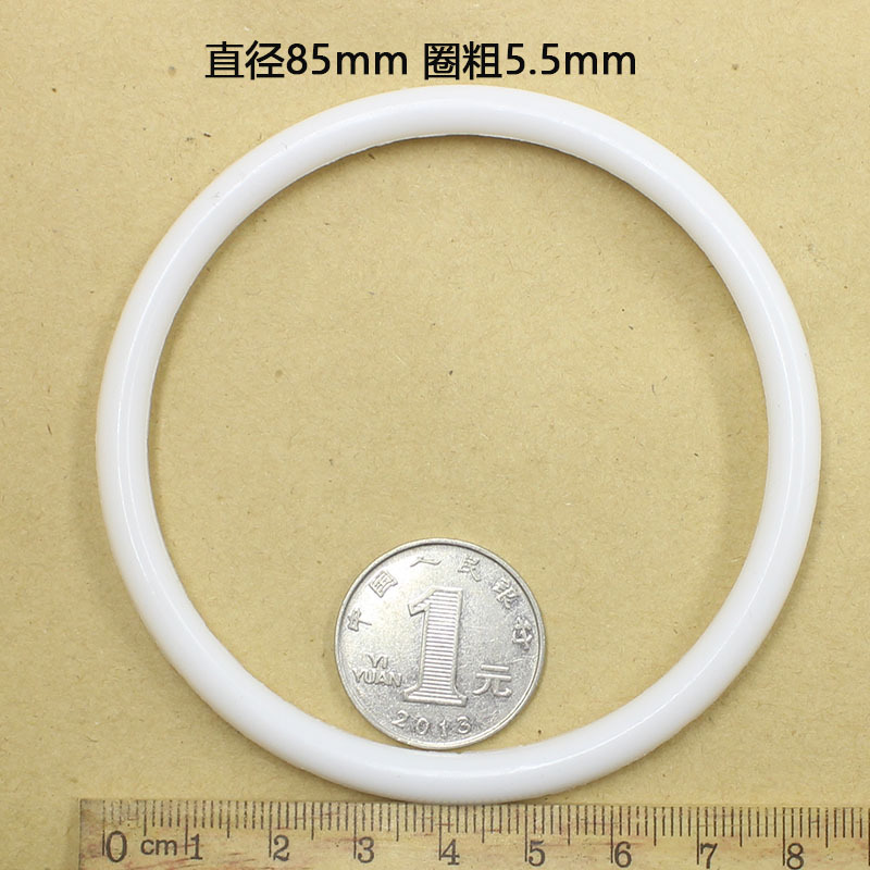 Diy boda sueño colector plástico blanco anillo diámetro del alambre PP material de protección del medio ambiente 50-350mm