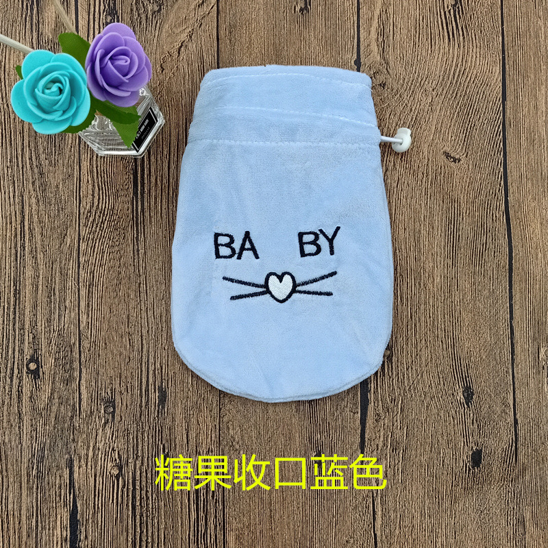 Nuevo creativo lindo cubierta de tela de terciopelo fresco bolsa de agua caliente de riego de inyección de agua bolsa de agua caliente mano del estudiante bolso de inyección de agua caliente