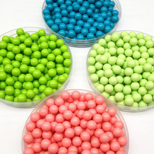 塑料无孔彩色珠子 亲子互动弹珠玩具 摇奖机游戏珠 玩具眼睛配件