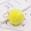 Demi-season fashionable keychain, bag, plush pendant, wholesale