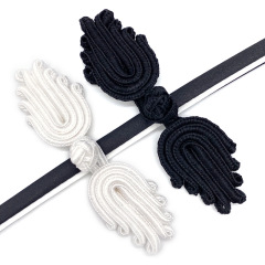 【批發】柏熙古風經典手工028A4厘白菜扣旗袍大衣盤扣服裝輔料