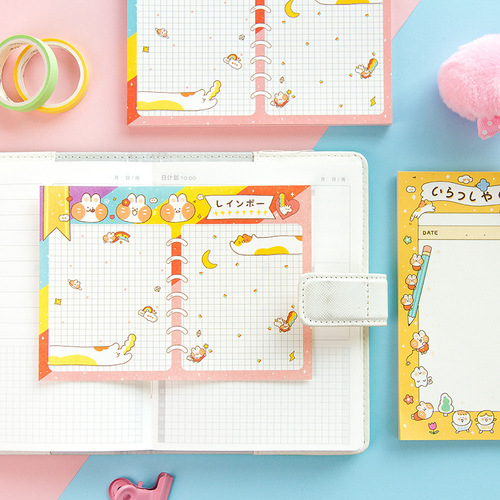 Message Nico Meow Memo Pad Large Cartoon Removable Message Pad Note Memo Note Paper 50 Pieces 16 Styles