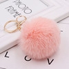 Demi-season fashionable keychain, bag, plush pendant, wholesale