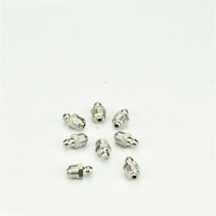Se disponen de varias especificaciones para su venta. Boquillas de engrase de acero inoxidable, boquillas de engrase rectas PT1/8 disponibles en stock.