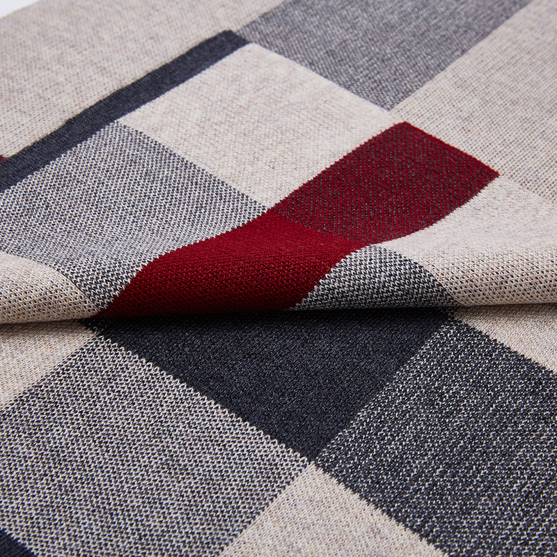 Demi-season knitted scarf