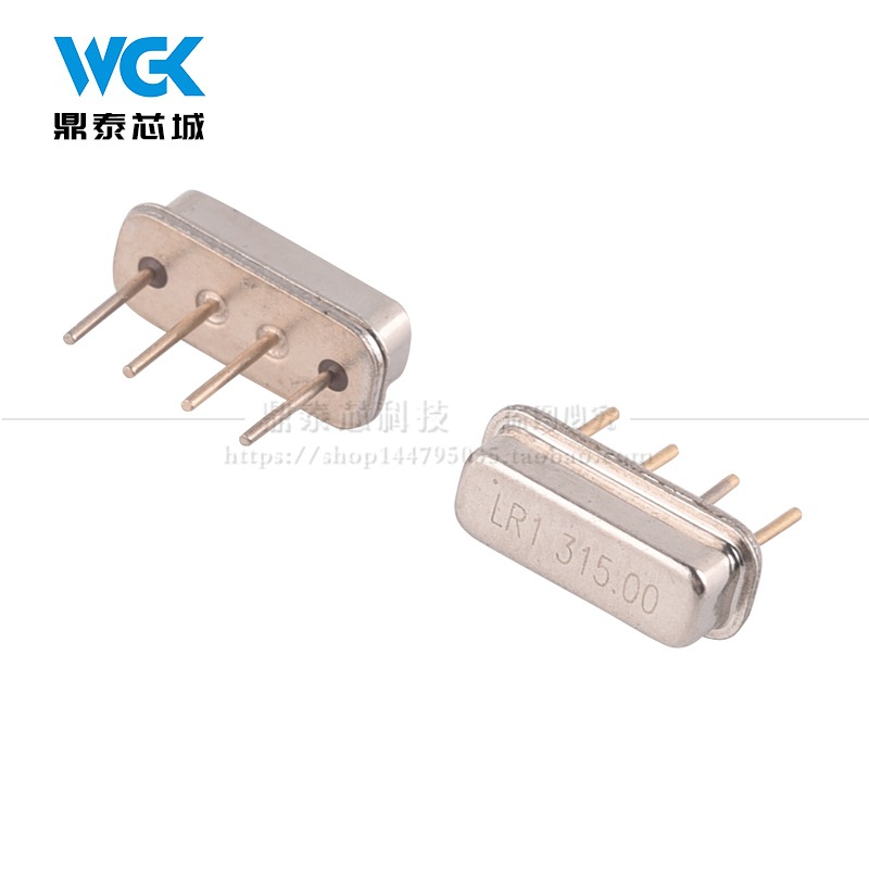 声表314M R314A R315A声表晶振 F11方形4脚 无线发射接收模块专用