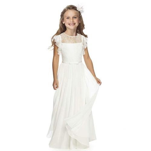 Children's Western and European summer wedding dress, princess dress for girls, new model, performance piano competition birthday chiffon dress