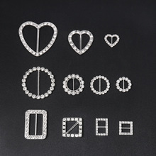 韩版衣角打结扣金属别扣鞋扣鞋花装饰 女鞋带夹扣 服饰扣钻扣配件