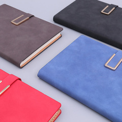 羊巴皮筆記本印製logo手賬本a5商務記事本套裝辦公學生禮品本本子