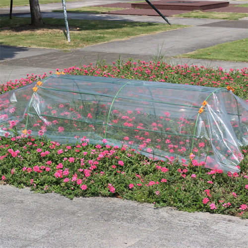 Gardening greenhouse film household thermal insulation plastic film light-transmitting and rain-proof multi-functional greenhouse 2-2.5 meters transparent 5 silk