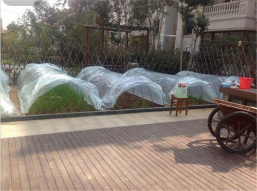 Gardening greenhouse film household thermal insulation plastic film light-transmitting and rain-proof multi-functional greenhouse 2-2.5 meters transparent 5 silk